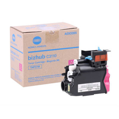 Konica Minolta TNP-51/A0X5355 Kırmızı Orjinal Fotokopi Toner