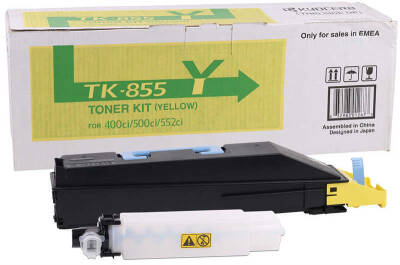 Kyocera TK-855 Sarı Orjinal Fotokopi Toneri