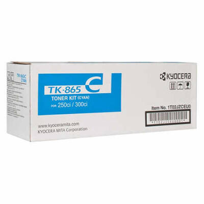 Kyocera Mita TK-865 Mavi Orjinal Fotokopi Toneri