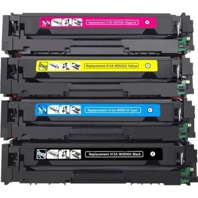HP 415A W2033A Muadil Toner Seti Tüm Renkler ÇİPLİ