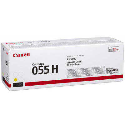Canon CRG-055H/3017C002 Sarı Orjinal Toner Yüksek Kapasiteli