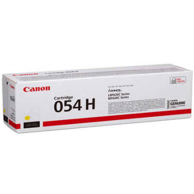 Canon CRG-054H Sarı Orjinal Toner Yüksek Kapasiteli