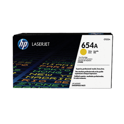 HP CF332A (654A) Sarı Orijinal Toner