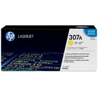 Hp 307A-CE742A Sarı Orjinal Toner