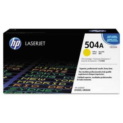 Hp 504A-CE252A Orjinal Sarı Toner