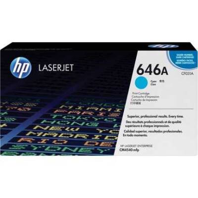 Hp 646A-CF031A Mavi Orjinal Toner