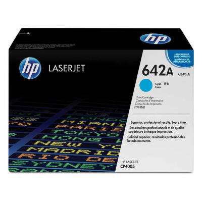 Hp 642A-CB401A Mavi Orjinal Toner