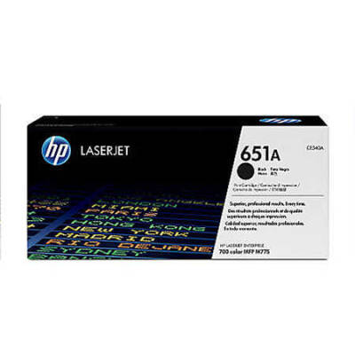 Hp 651A-CE340A Siyah Orjinal Toner