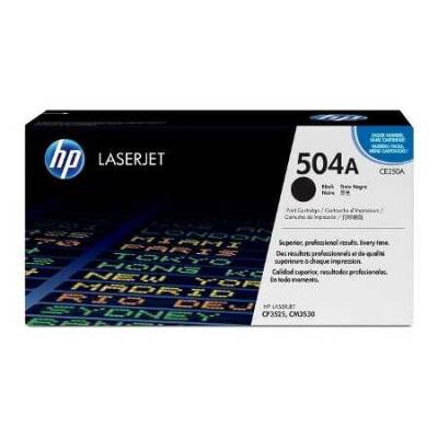 Hp 504A-CE250A Orjinal Siyah Toner
