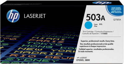 Hp 503A-Q7581A Mavi Orjinal Toner