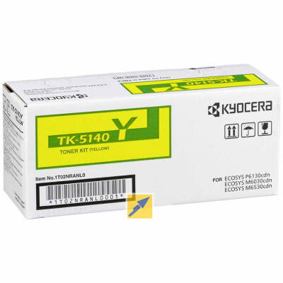 Kyocera TK-5140 Sarı Orjinal Toner