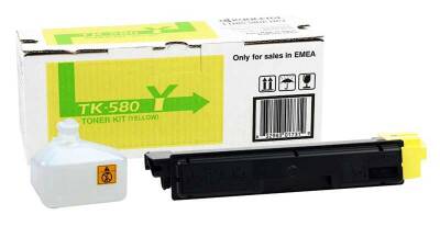 Kyocera TK-580/1T02KTANL0 Sarı Orjinal Toner