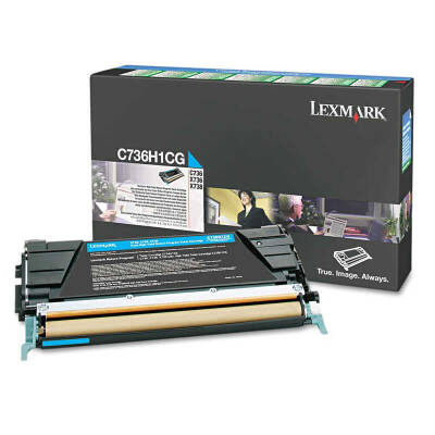 Lexmark C736-C736H1CG Mavi Orjinal Toner Yüksek Kapasiteli
