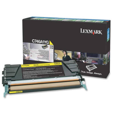 Lexmark C746-C746A1YG Sarı Orjinal Toner