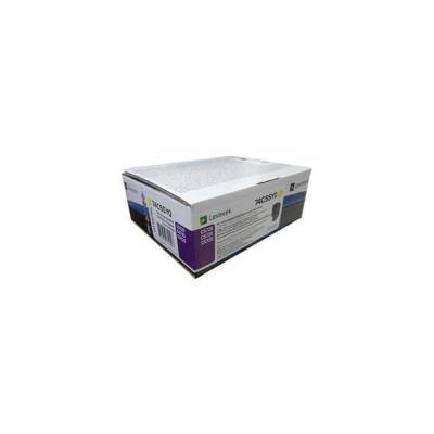 Lexmark CS720-74C5SY0 Sarı Orjinal Toner Yüksek Kapasiteli