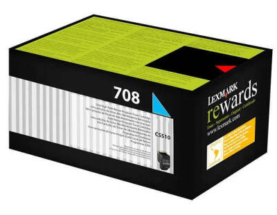 Lexmark CS510-70C8XC0 Mavi Orjinal Toner