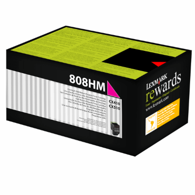 Lexmark CX410-80C8HM0 Kırmızı Orjinal Toner