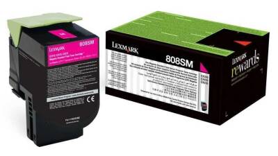 Lexmark CX410-80C8SM0 Kırmızı Orjinal Toner Yüksek Kapasiteli