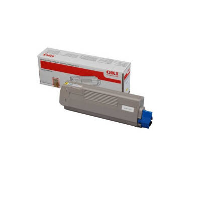 Oki C610-44315321 Sarı Orjinal Toner