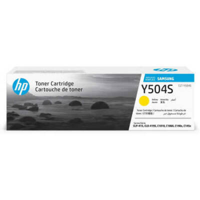 Samsung CLP-415/CLT-Y504S Sarı Orjinal Toner