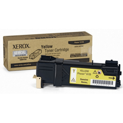 Xerox Phaser 6125 -106R01337 Sarı Orjinal Toner